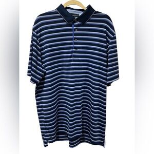 Greyson Blue Polo Shirt Classic Stripes